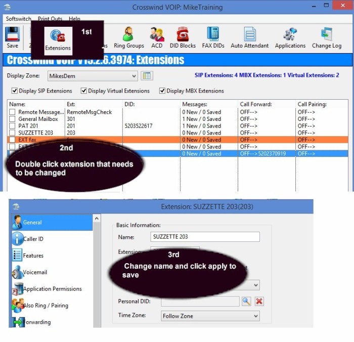 Changing names on the phones jpeg