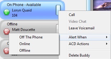 Communicator Buddy alerts when