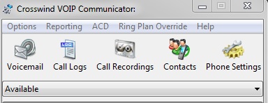 Top portion of the Communicator