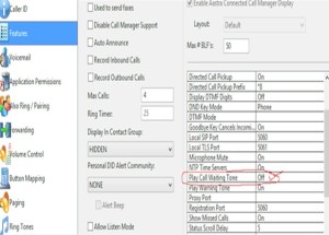 incoming call getting cut off