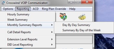 Communicator Reporting . MSR Pop out
